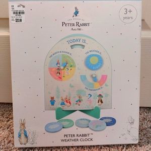 Kids Peter Rabbit Educational Weather Clock